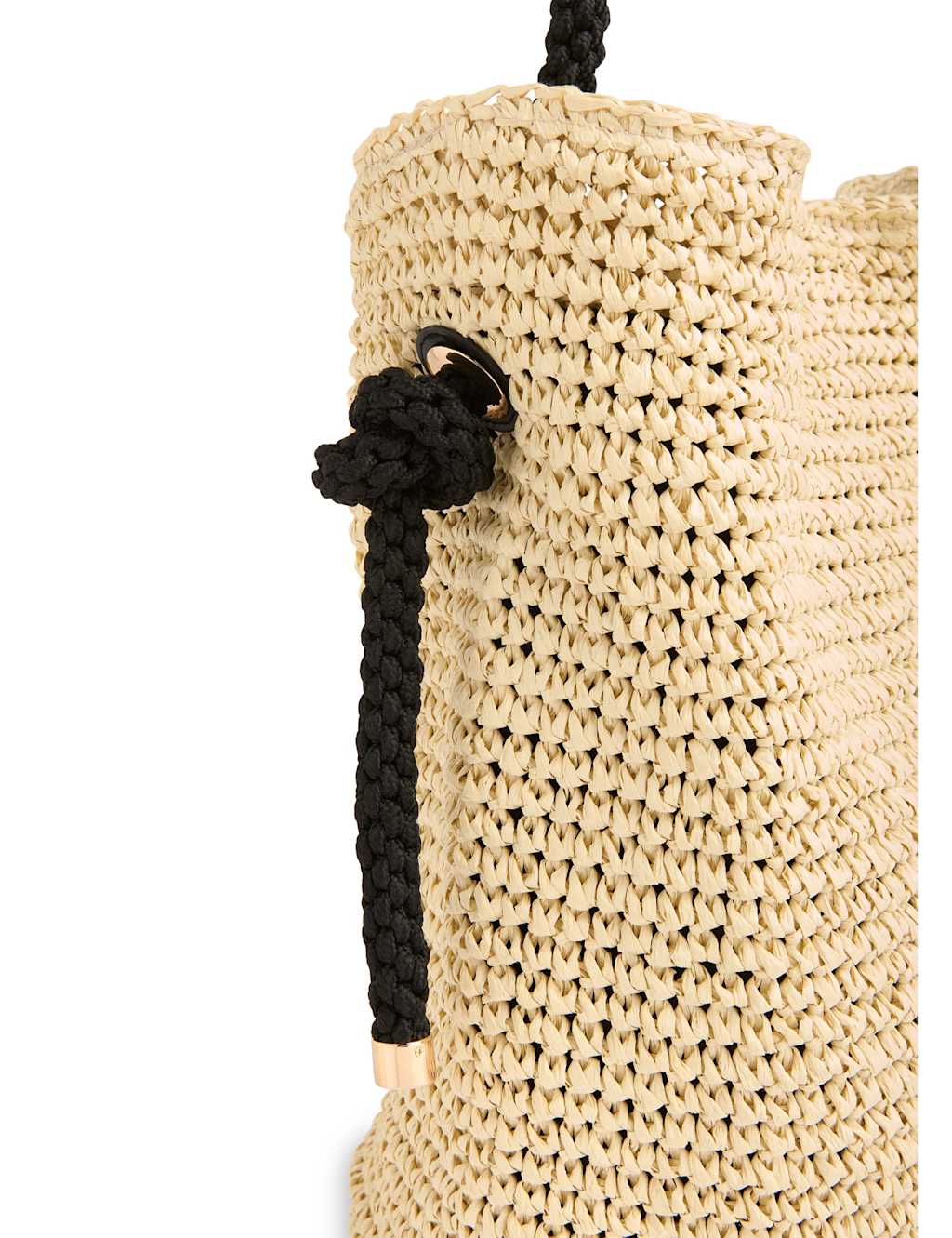 Straw Rope Handle Tote Bag 4 of 4