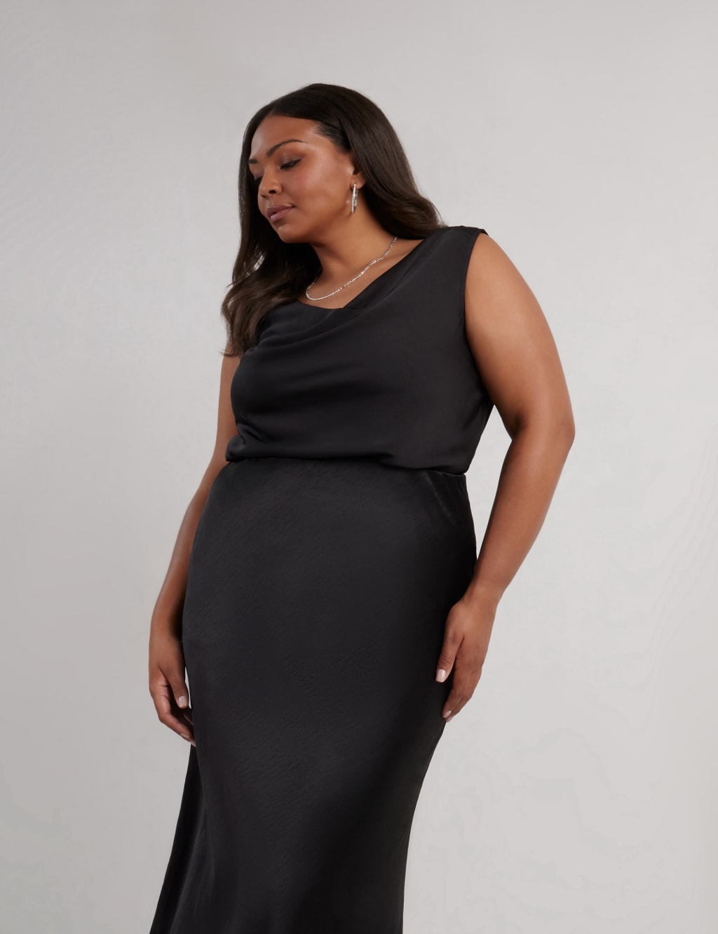 Mid length satin skirts unlimited shop