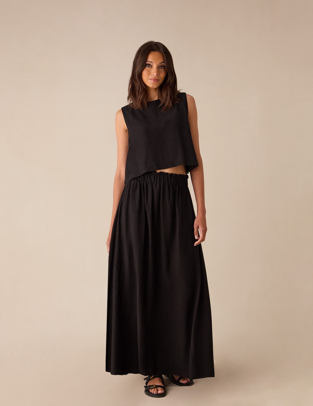 Maxi Skirt with Linen | RO&ZO | M&S