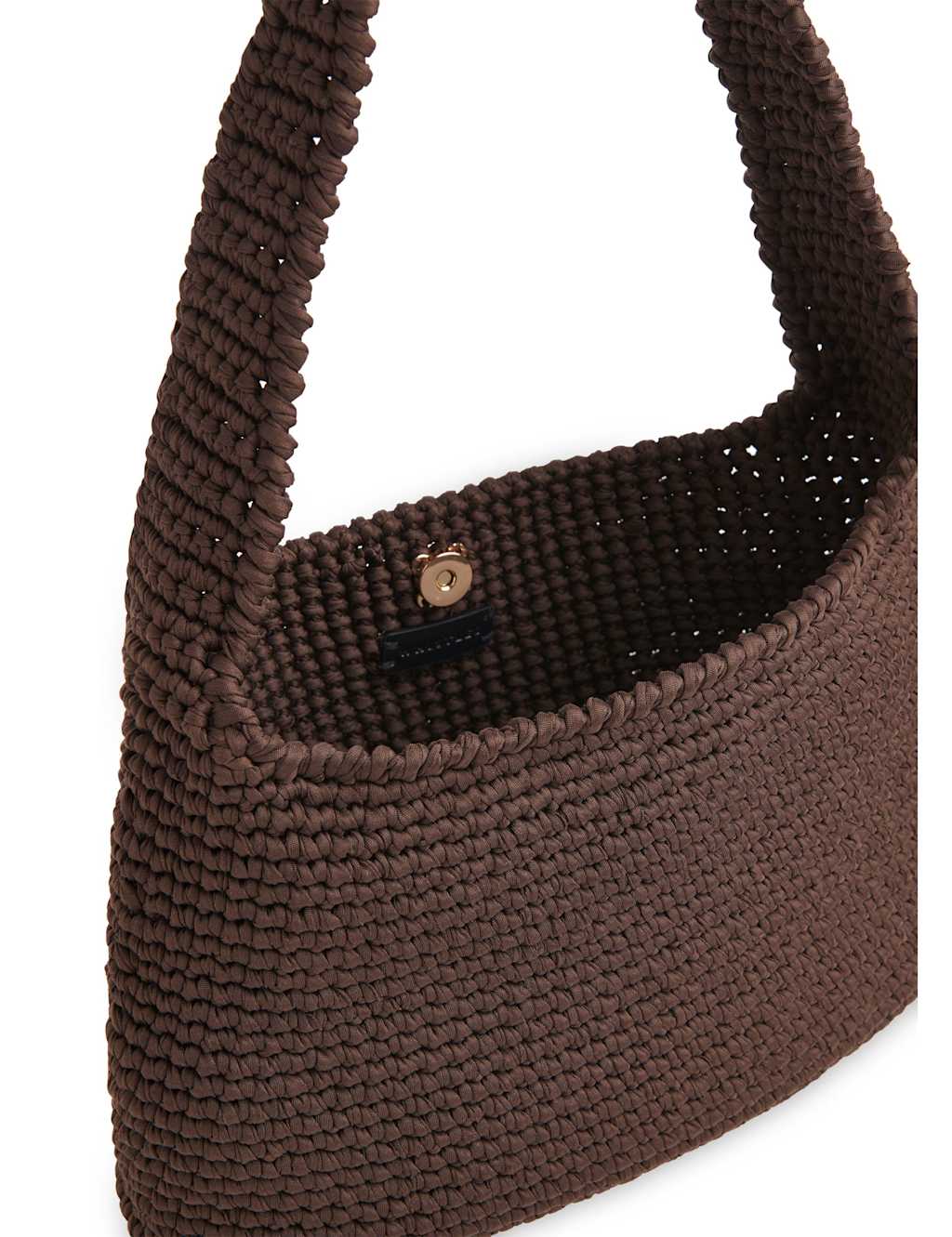 Woven Top Handle Shoulder Bag 4 of 4