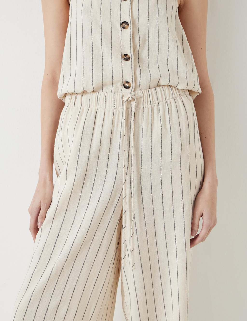 Linen Blend Wide Leg Trousers 5 of 5