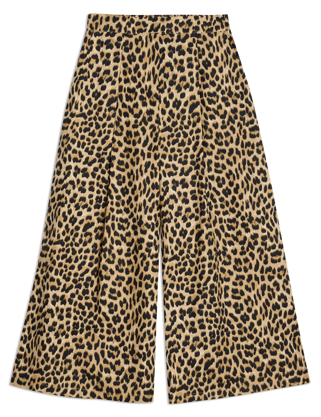 Pure Cotton Animal Print Wide Leg Culottes 2 of 6
