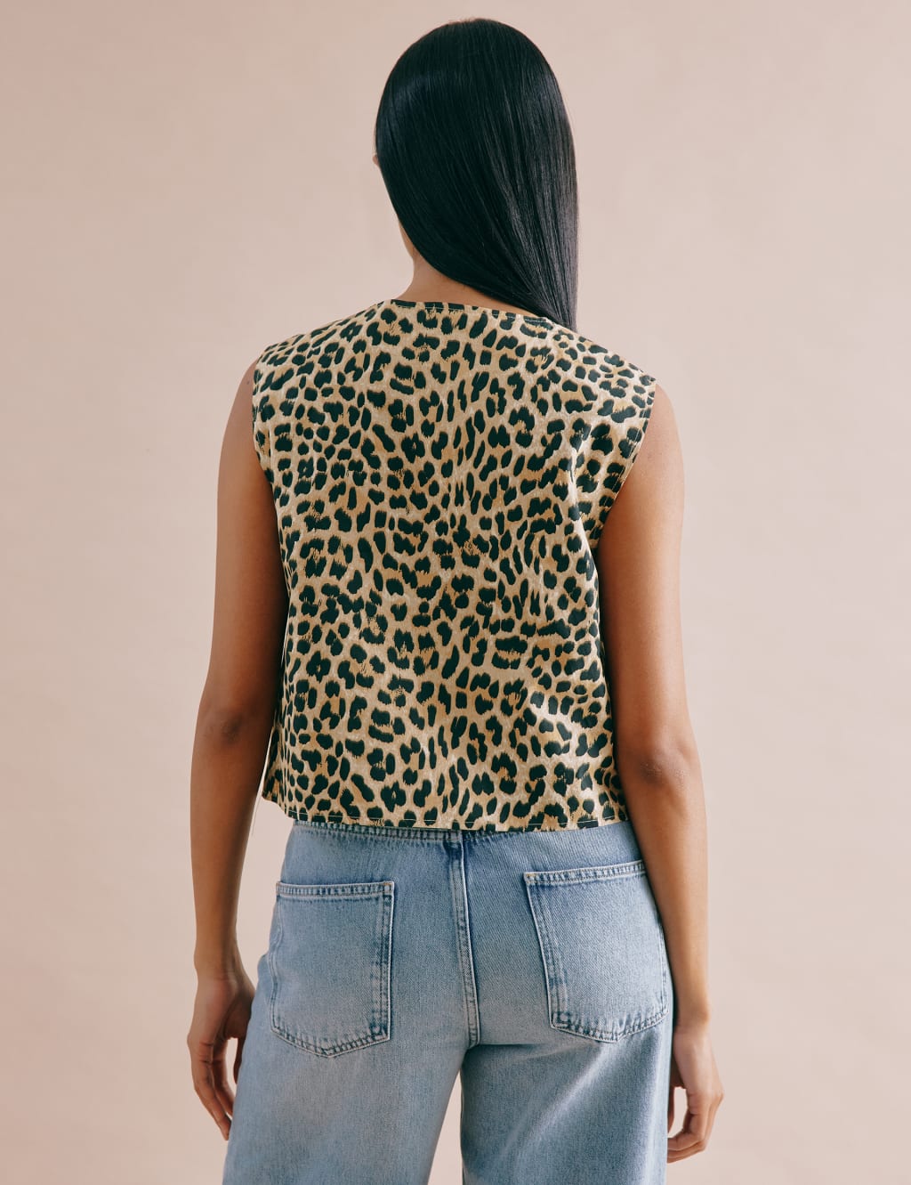 Pure Cotton Animal Print Vest 4 of 6