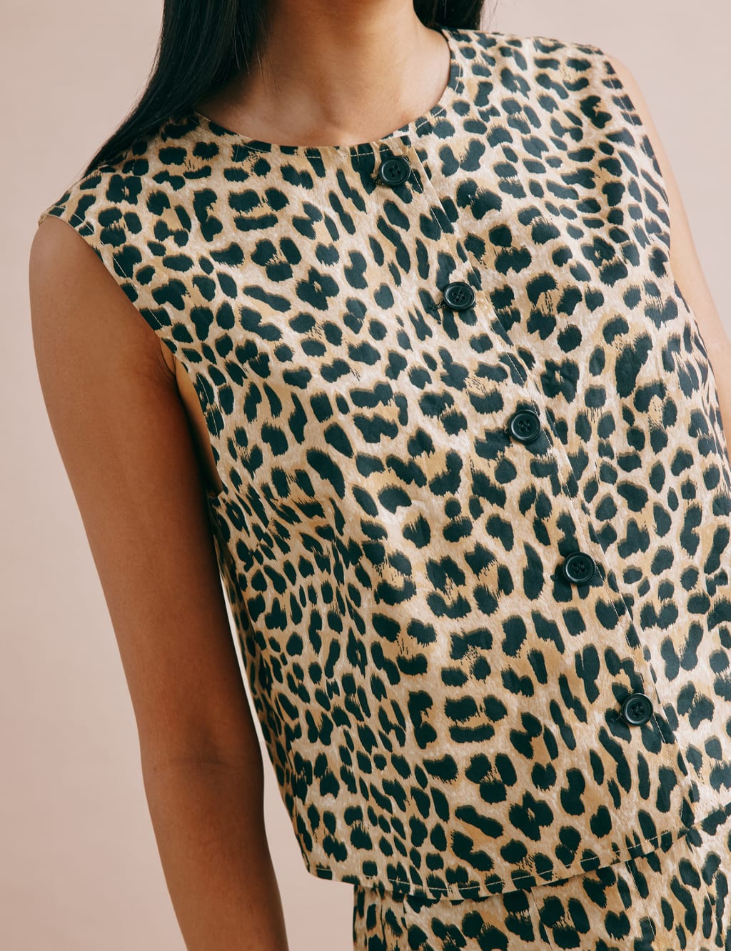 Pure Cotton Animal Print Vest 5 of 6