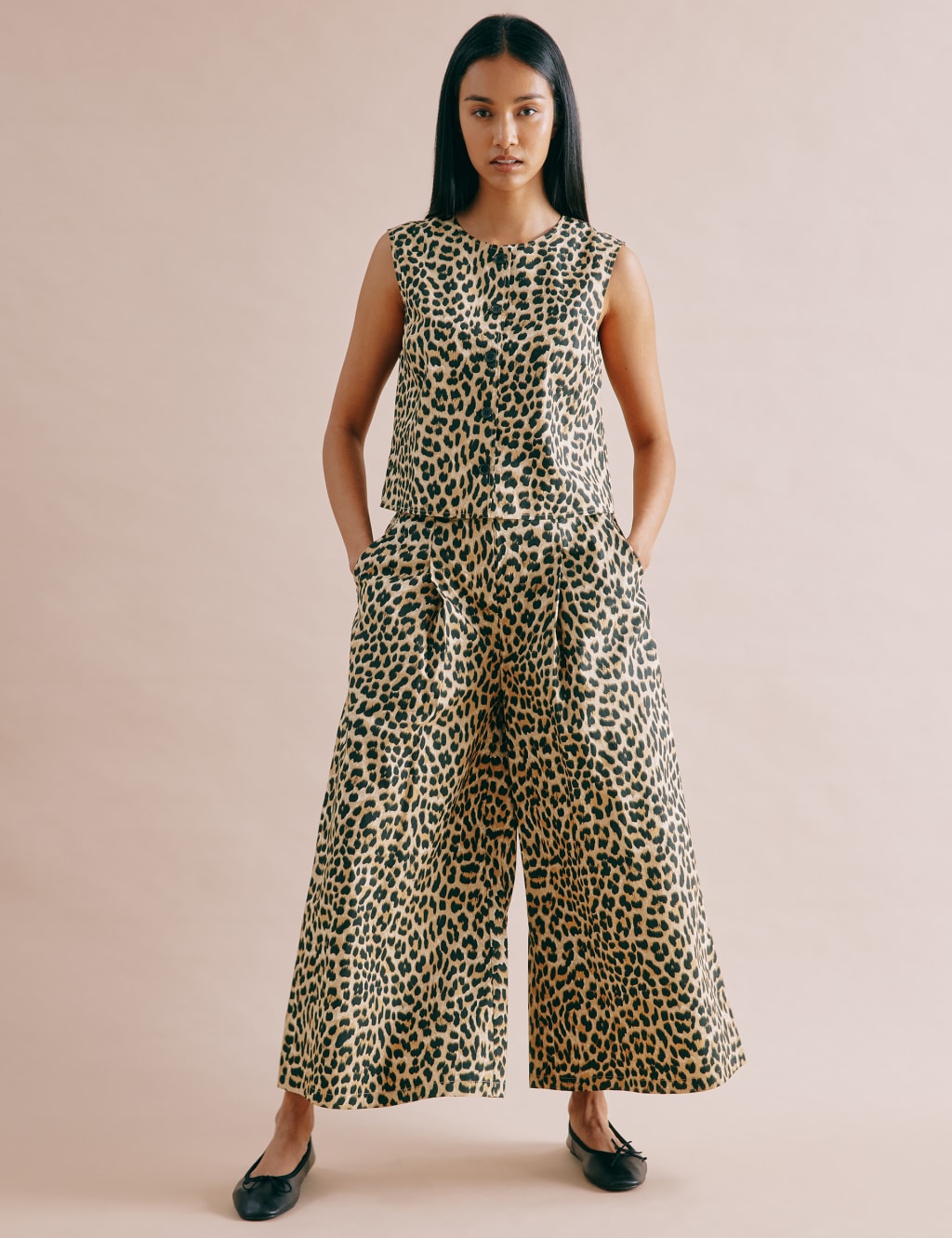 Pure Cotton Animal Print Vest 6 of 6