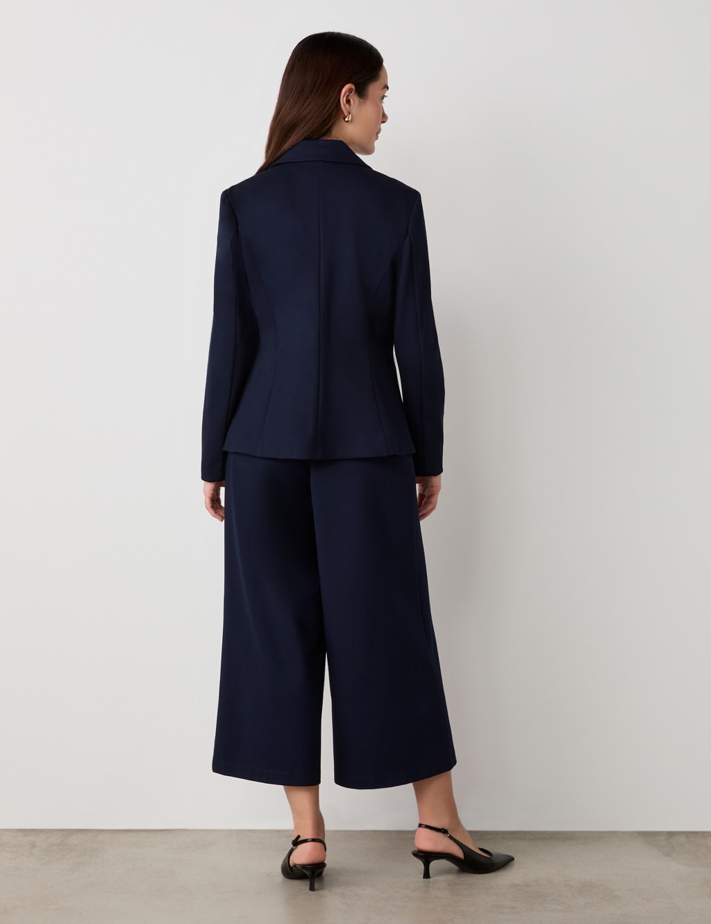 Ponte Jersey Single Breasted Blazer 2 of 5