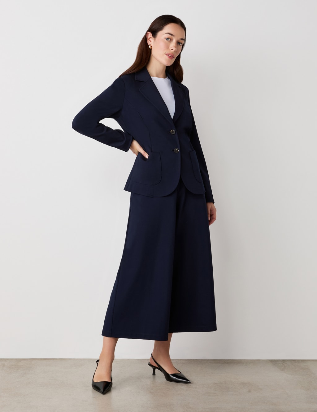 Ponte Jersey Single Breasted Blazer 4 of 5