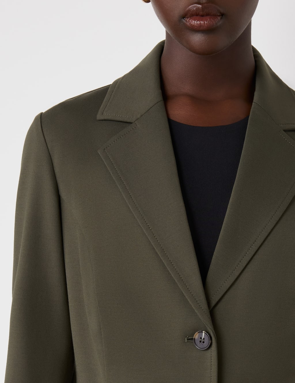 Ponte Jersey Single Breasted Blazer 3 of 4