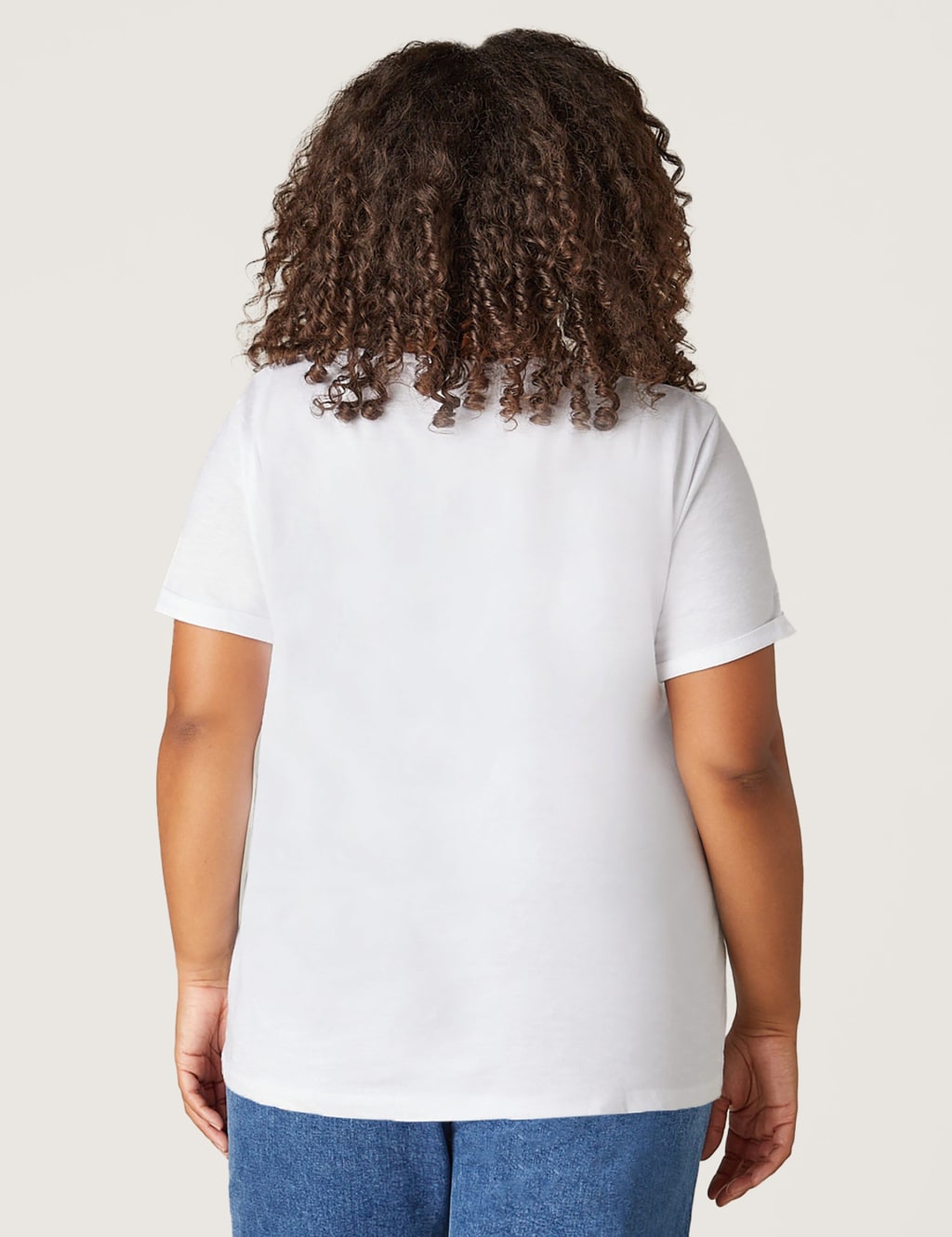 Pure Cotton V-Neck T-Shirt 3 of 3