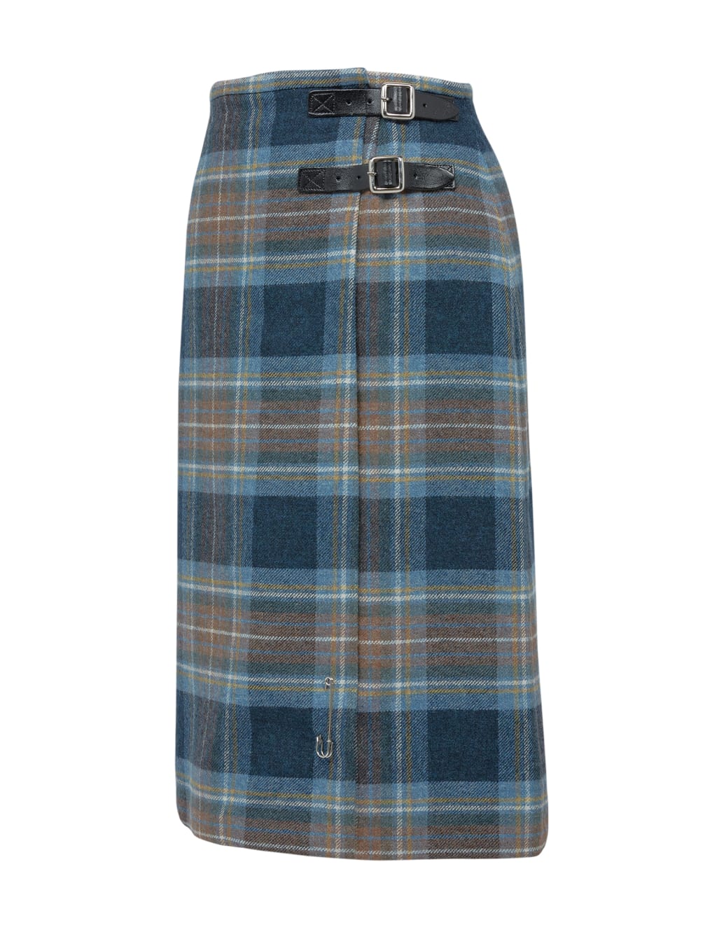 Plaid wool a line skirt store