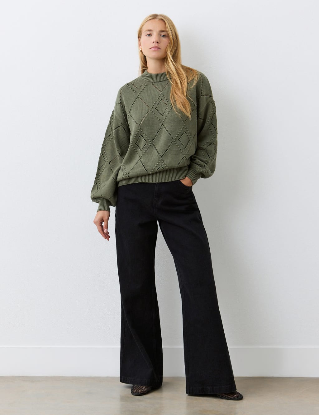 M&s cotton jumpers ladies hot sale