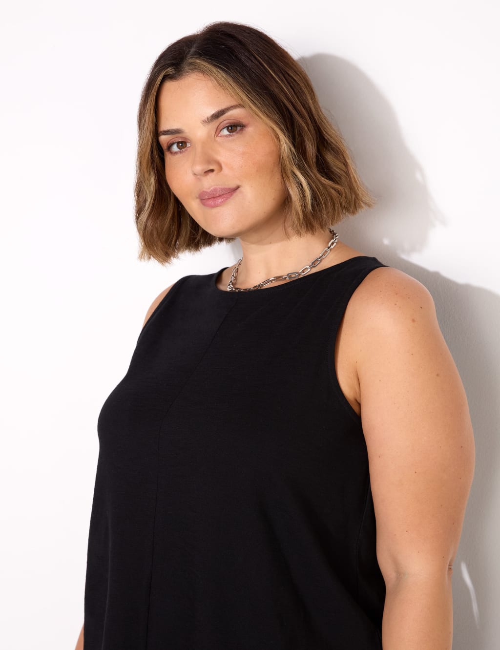 Pure Cotton Round Neck Vest Top 2 of 3
