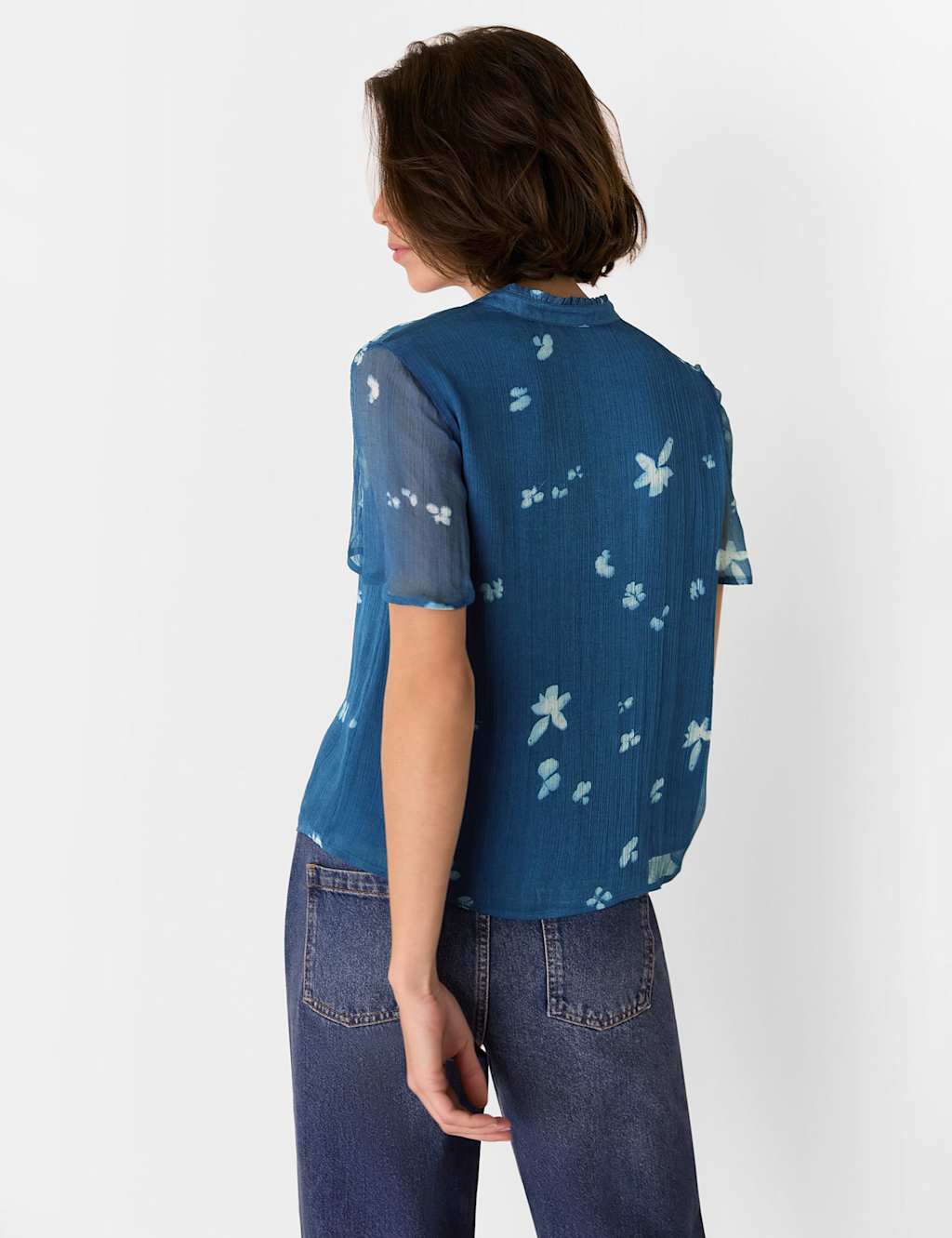 Floral V-Neck Blouse 3 of 4