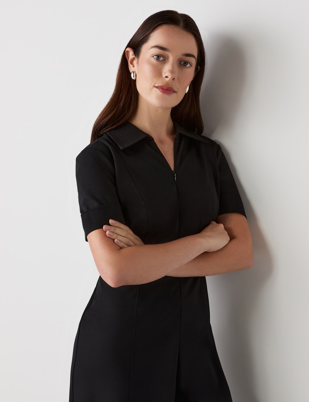 Jersey Short Sleeve Jumpsuit 3 of 3
