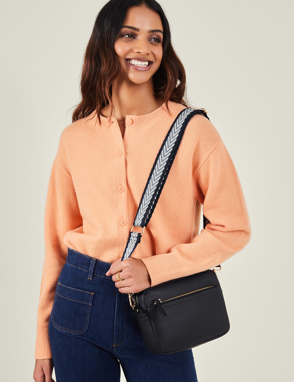 Faux leather camera bag outlet