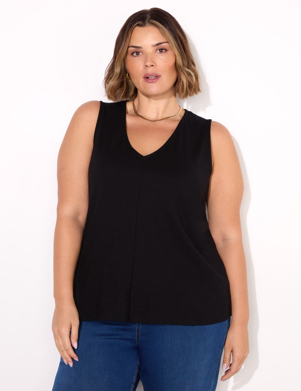 Pure Cotton V-Neck Vest 2 of 4