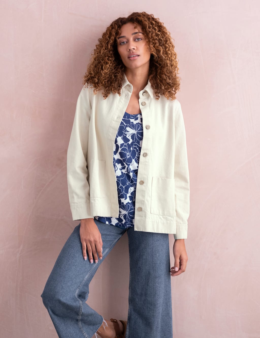 Pure Cotton Pleat Back Utility Jacket 5 of 9