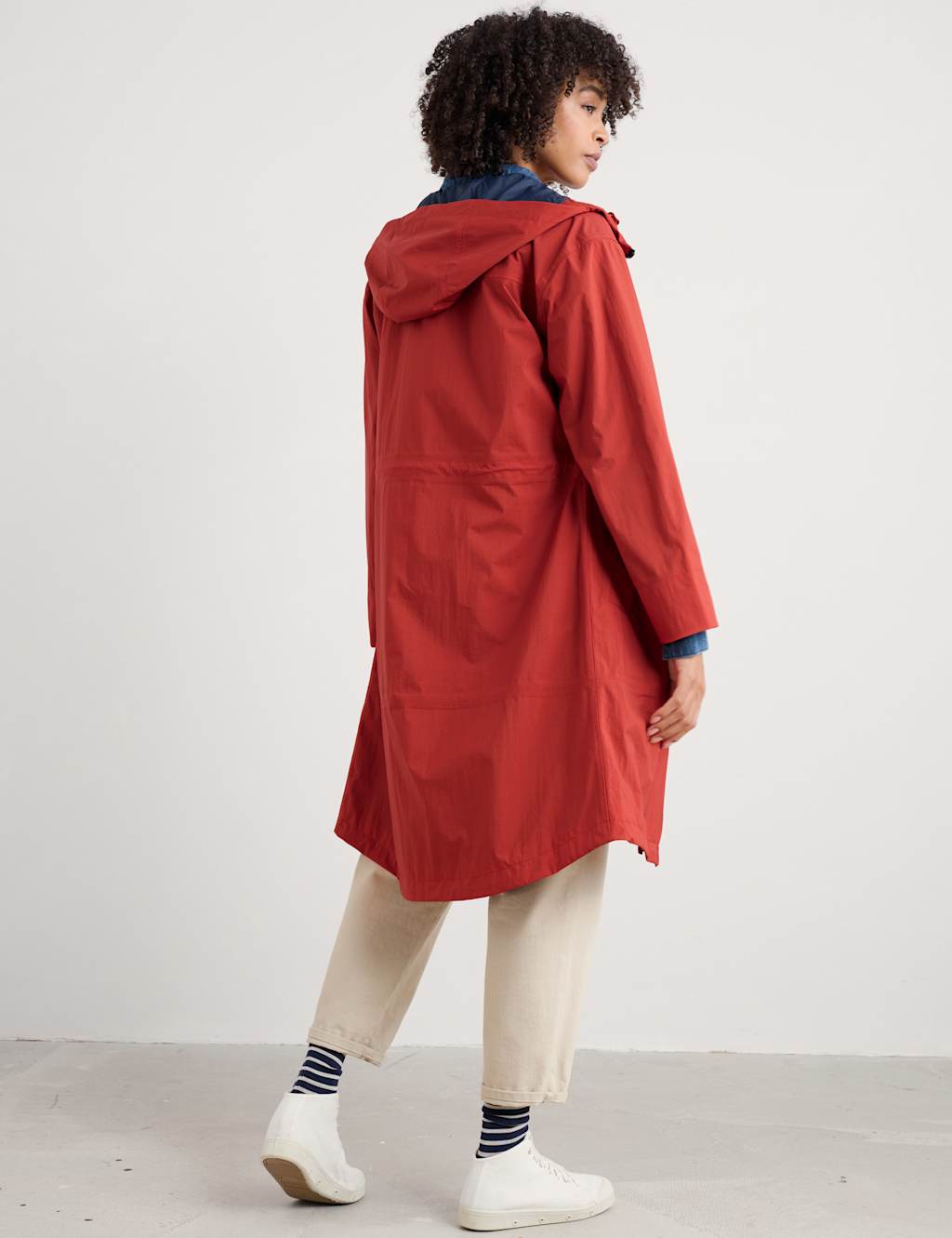 Hooded Longline Raincoat 4 of 5