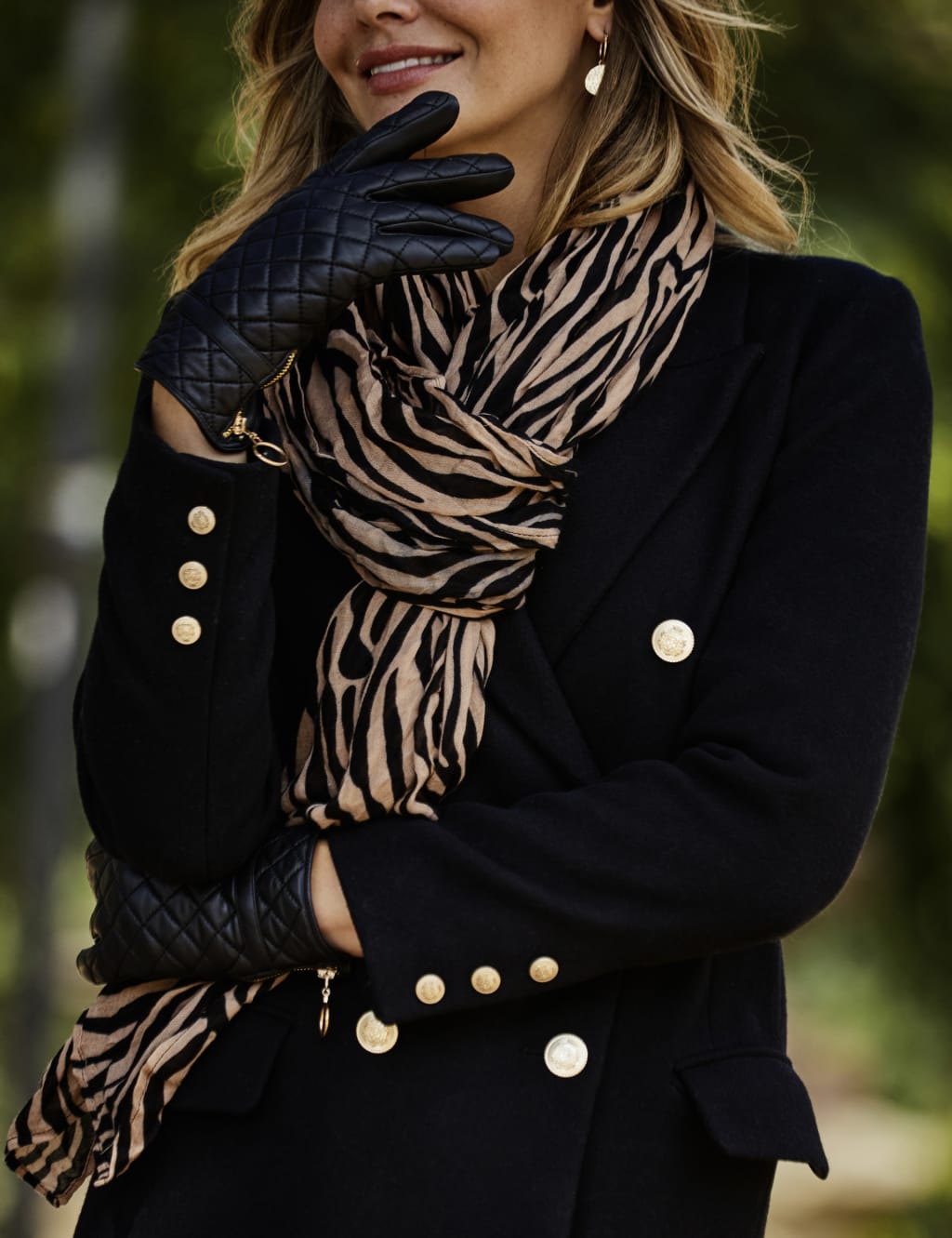Zebra Print Scarf 3 of 3