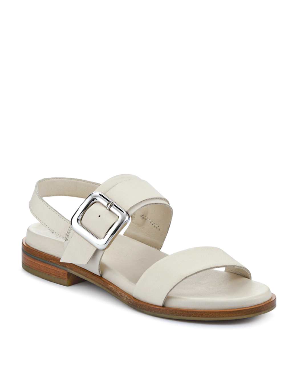 Leather Buckle Ankle Strap Sandals 5 of 6
