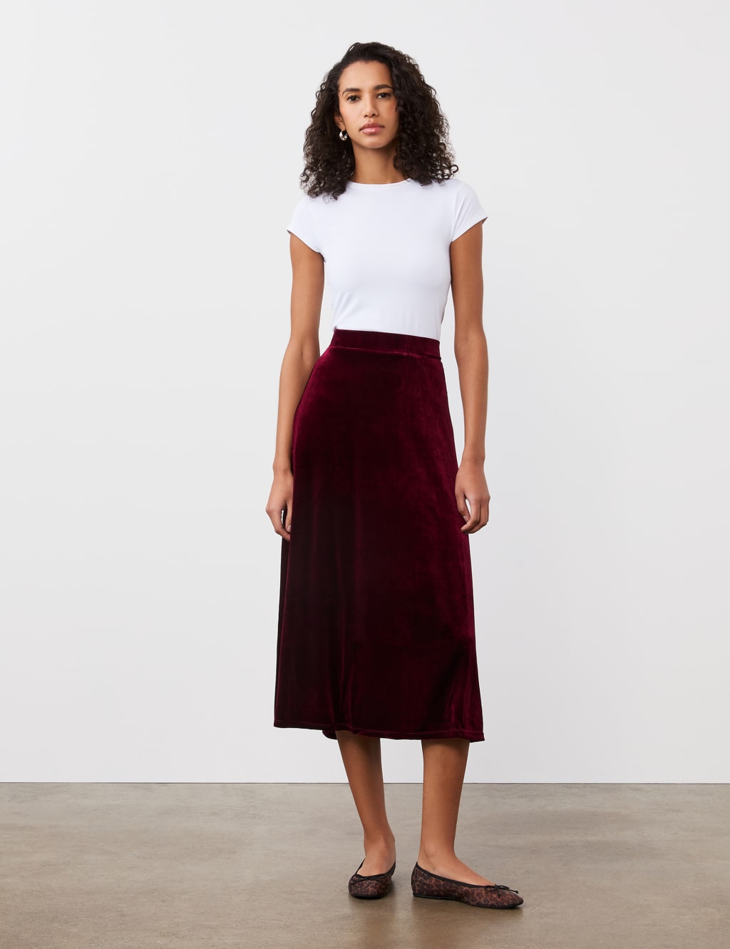 Velvet skirt m&s hotsell