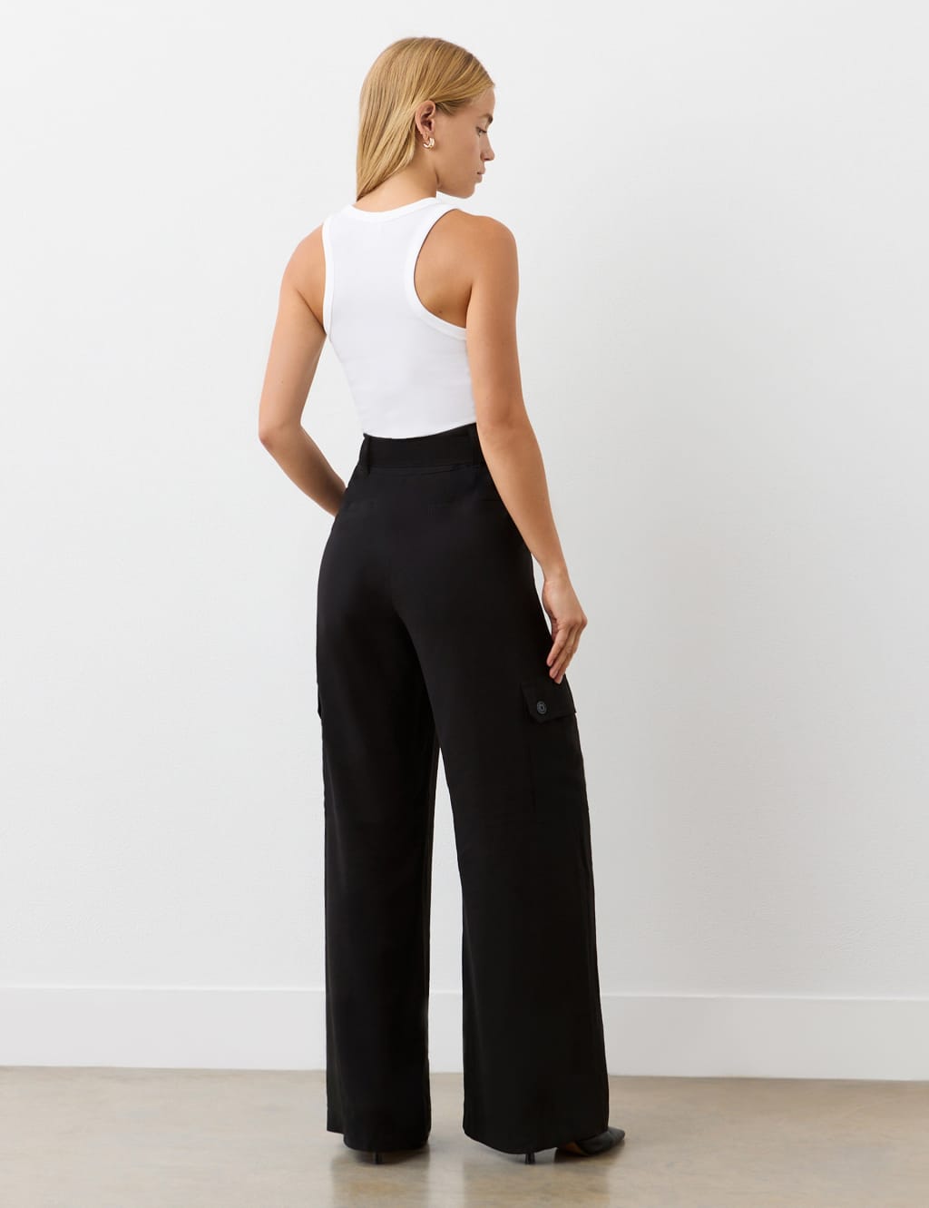 Cargo Belted Wide Leg Trousers 4 of 4