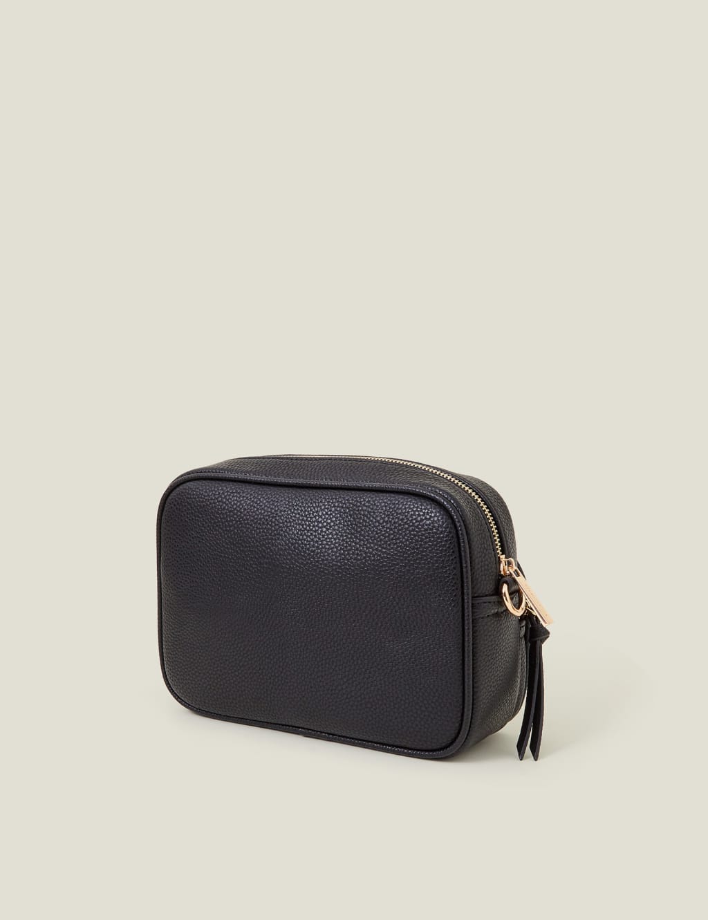 Faux Leather Double Zip Cross Body Camera Bag 5 of 5