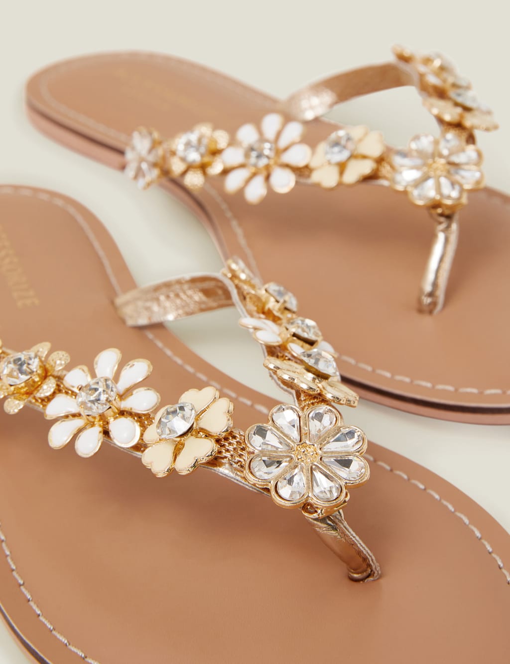 Floral Flat Flipflop Sandals 4 of 4
