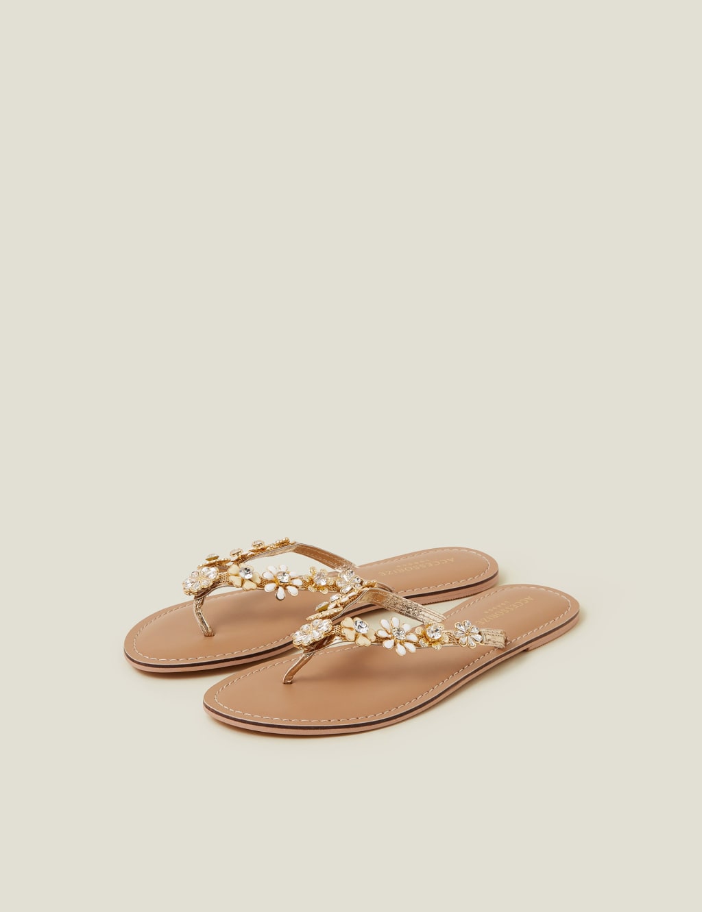 Floral Flat Flipflop Sandals 2 of 4