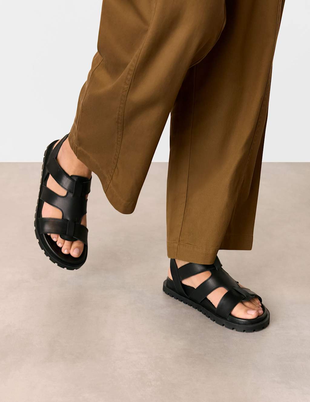 Leather Fisherman Sandals 2 of 3