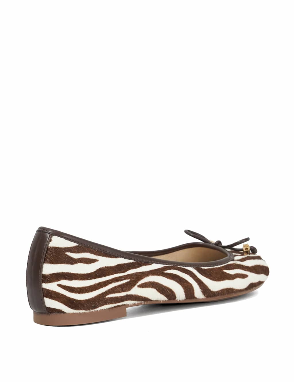 Leather Charm Trim Ballet Pumps 4 of 5