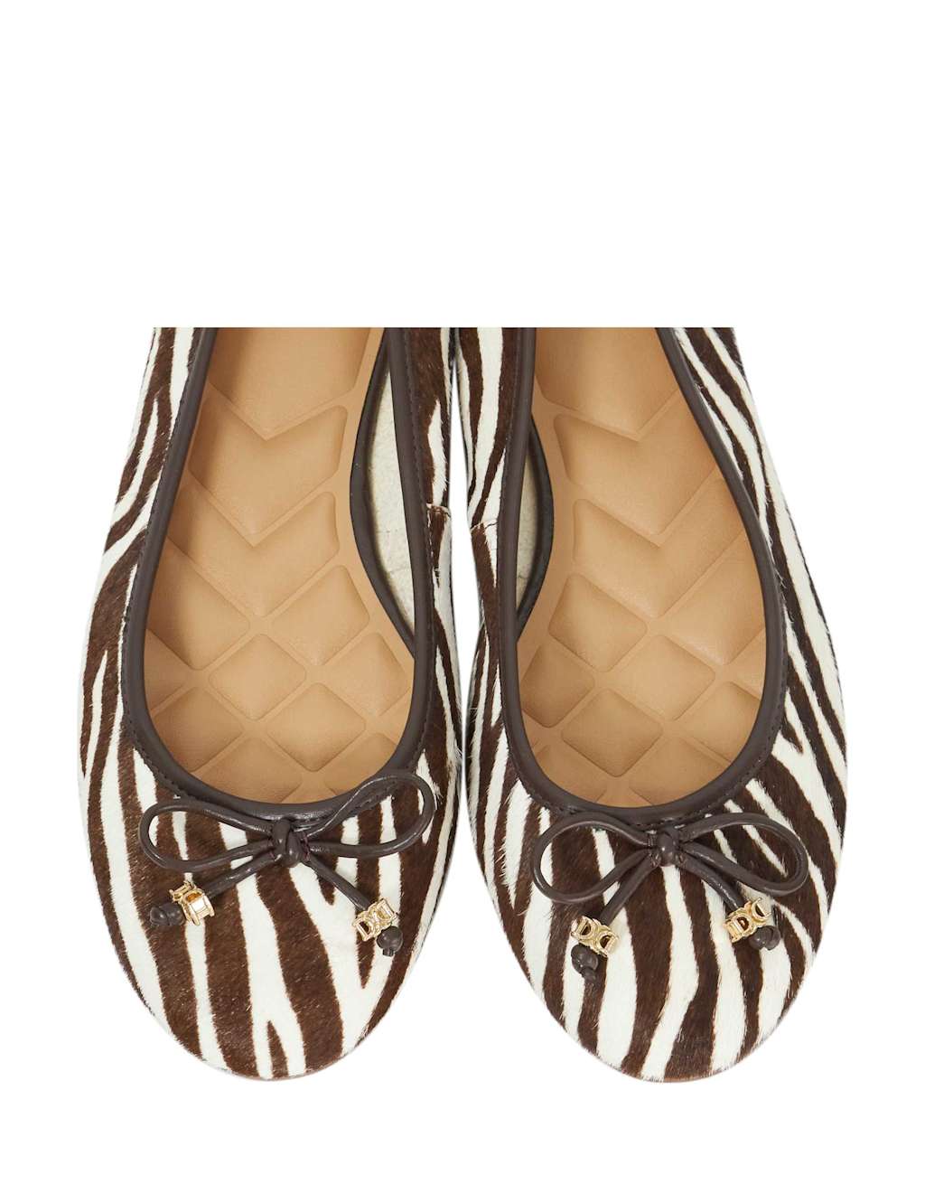 Leather Charm Trim Ballet Pumps 5 of 5