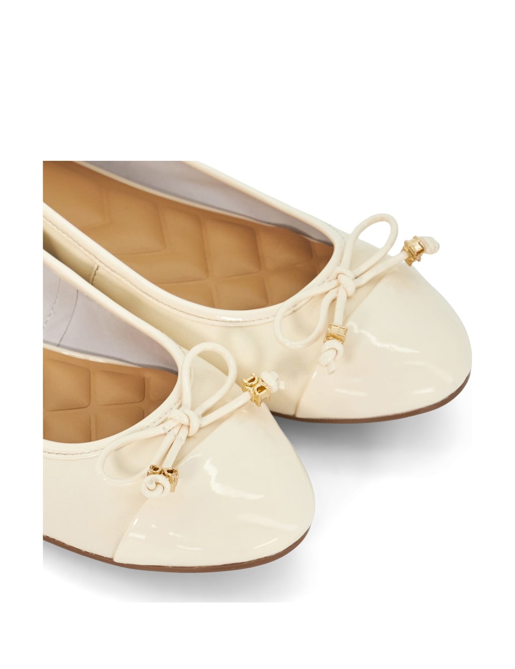 Leather Charm Trim Ballet Pumps 6 of 6