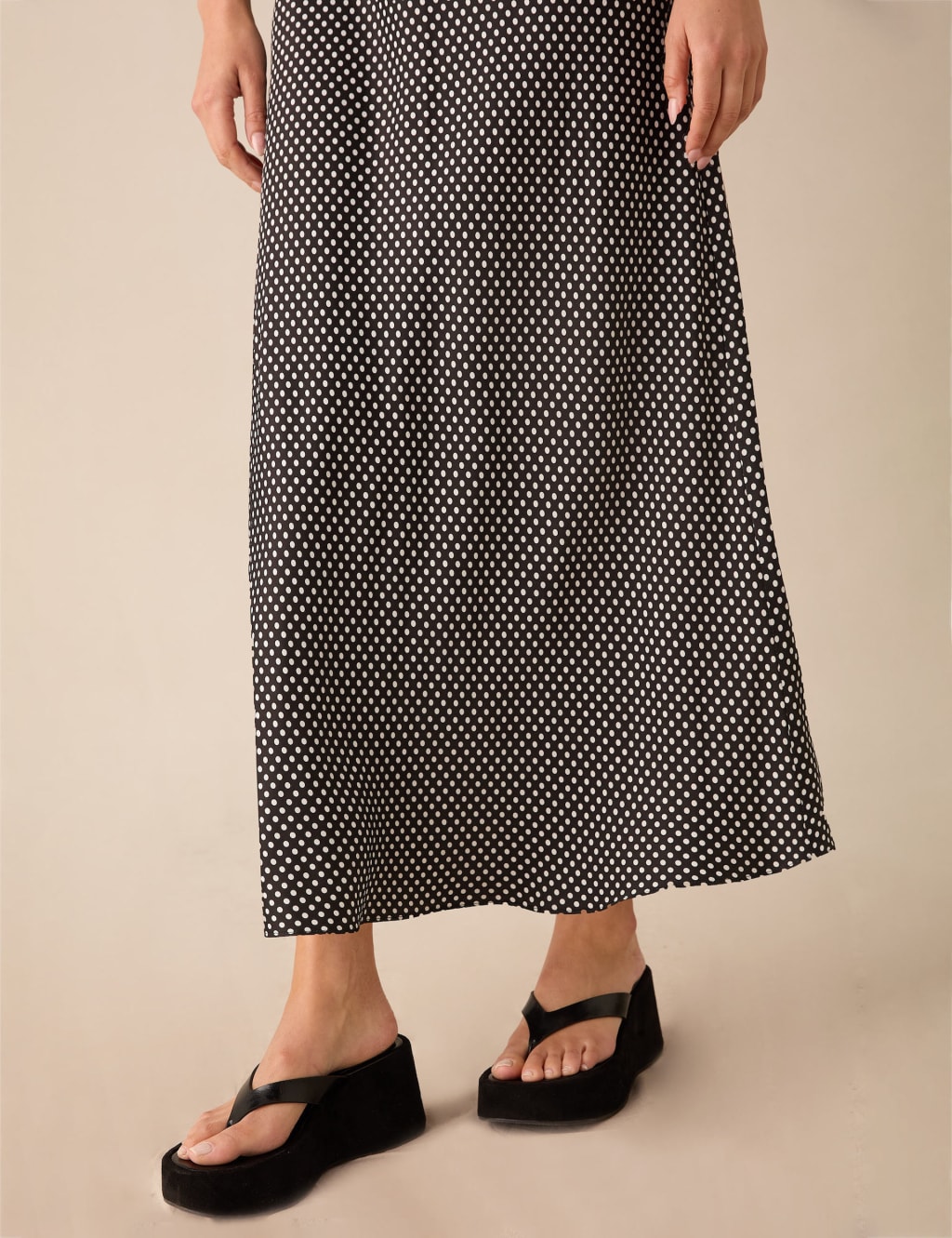 Polka dot skirt marks and spencer sale