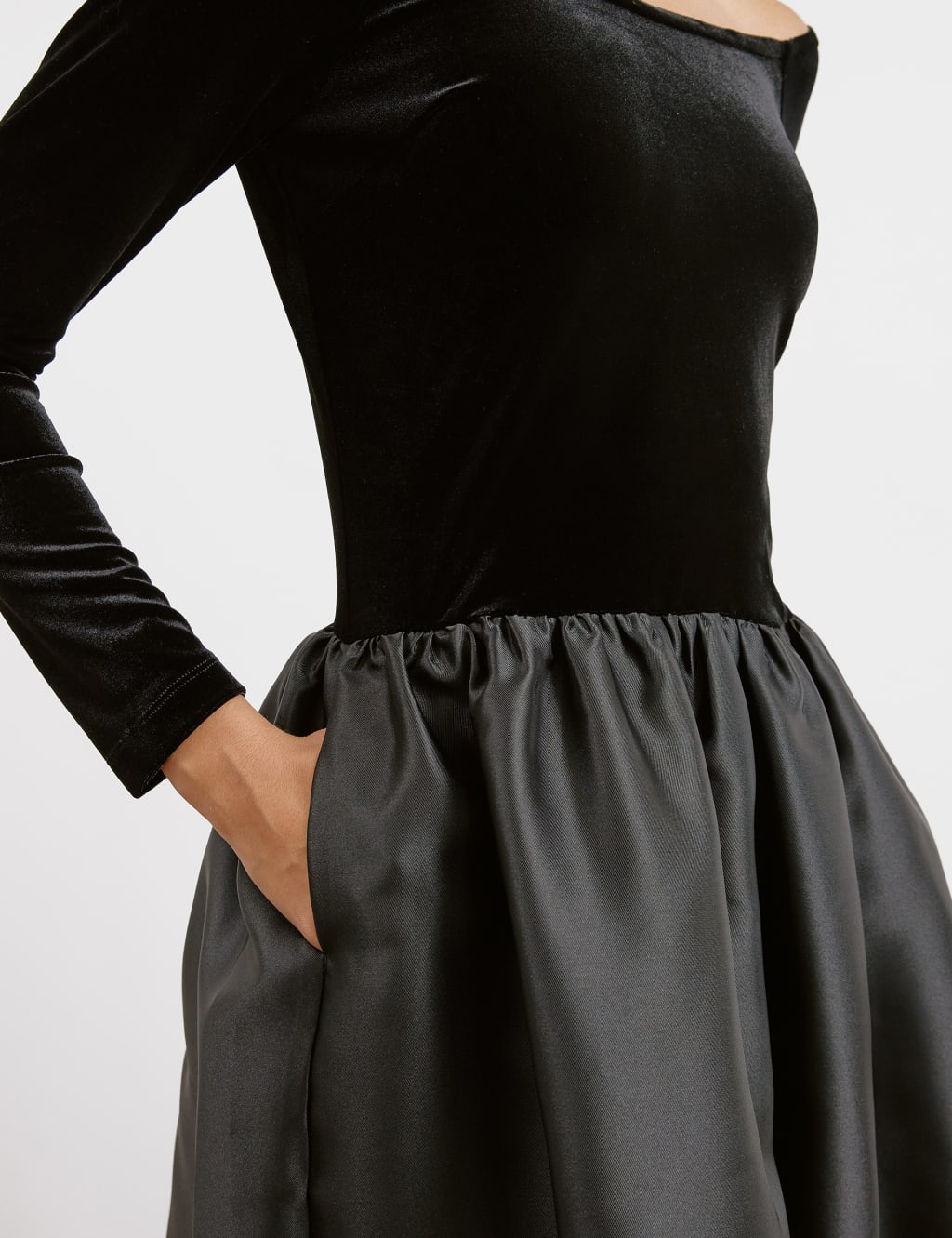 Velvet Midi Dress 4 of 5