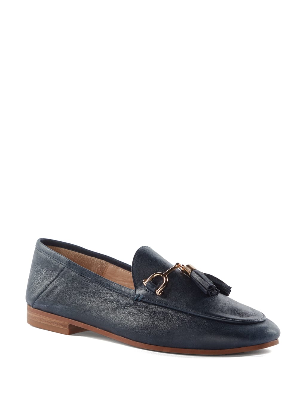 Leather Flat Loafers 2 of 4