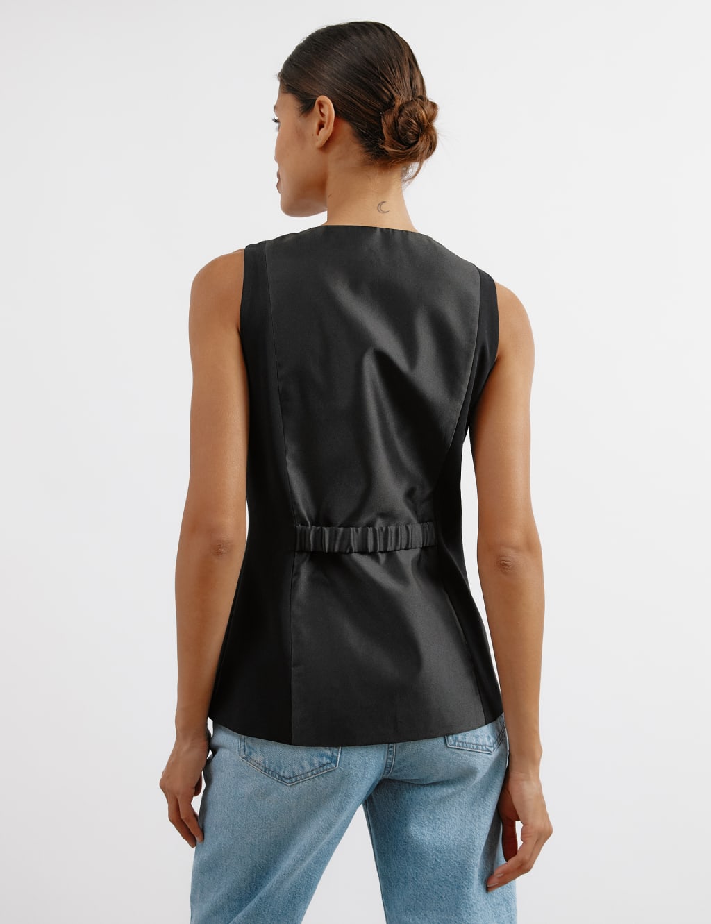 Satin Look Tuxedo Waistcoat 4 of 8