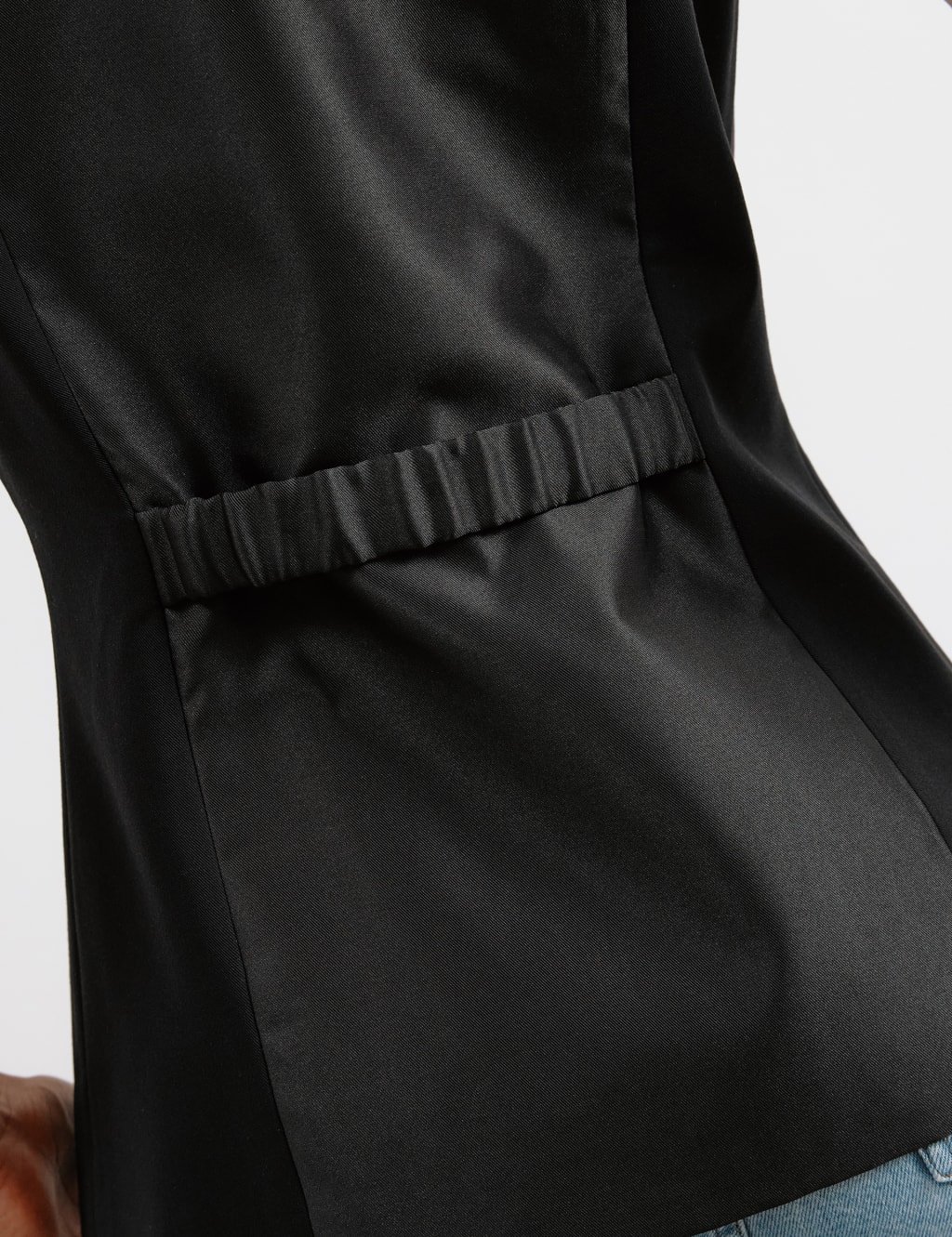 Satin Look Tuxedo Waistcoat 8 of 8