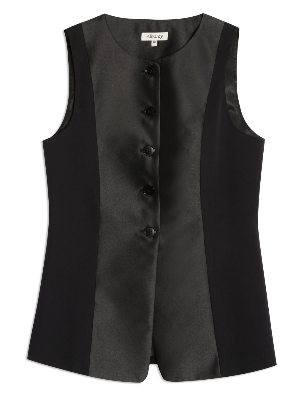 Satin Look Tuxedo Waistcoat 2 of 8