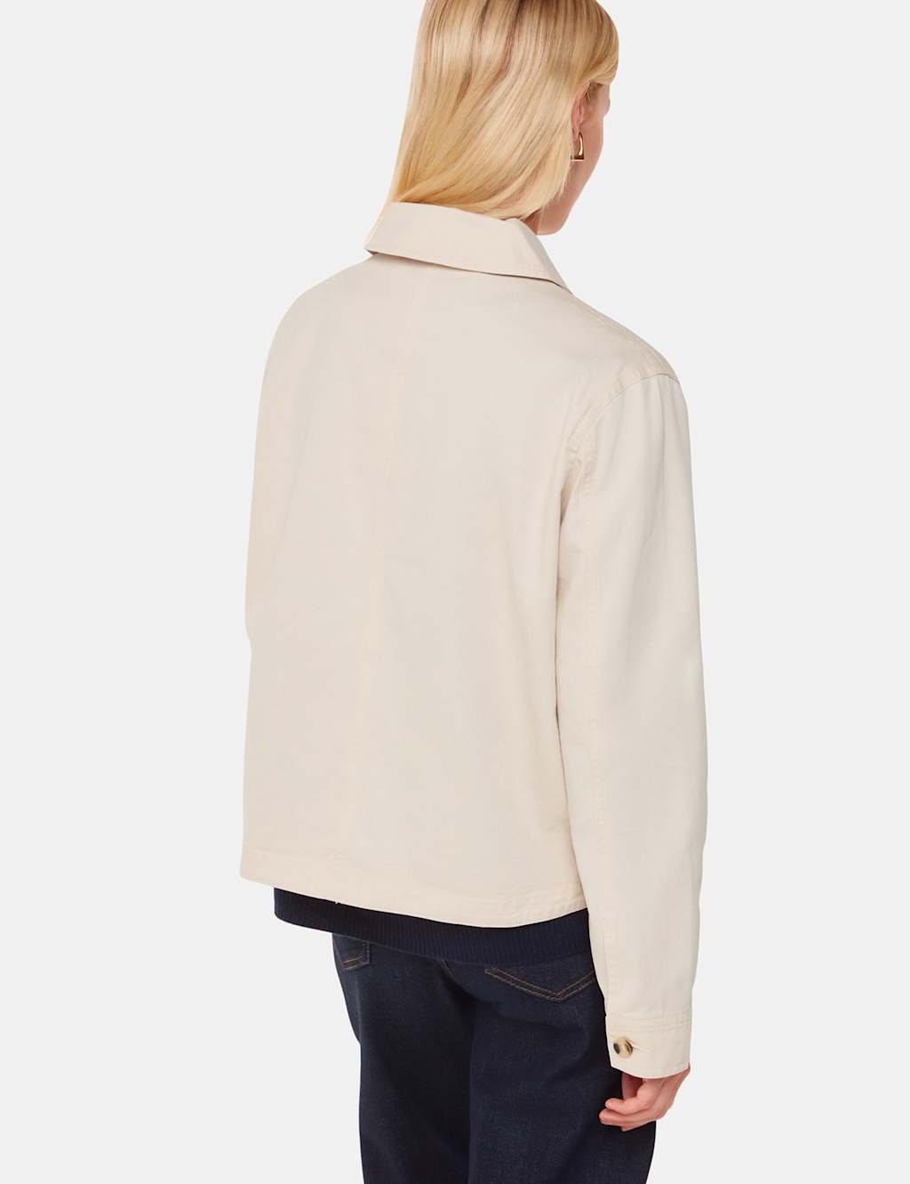 Pure Cotton Collared Short Jacket 3 of 4