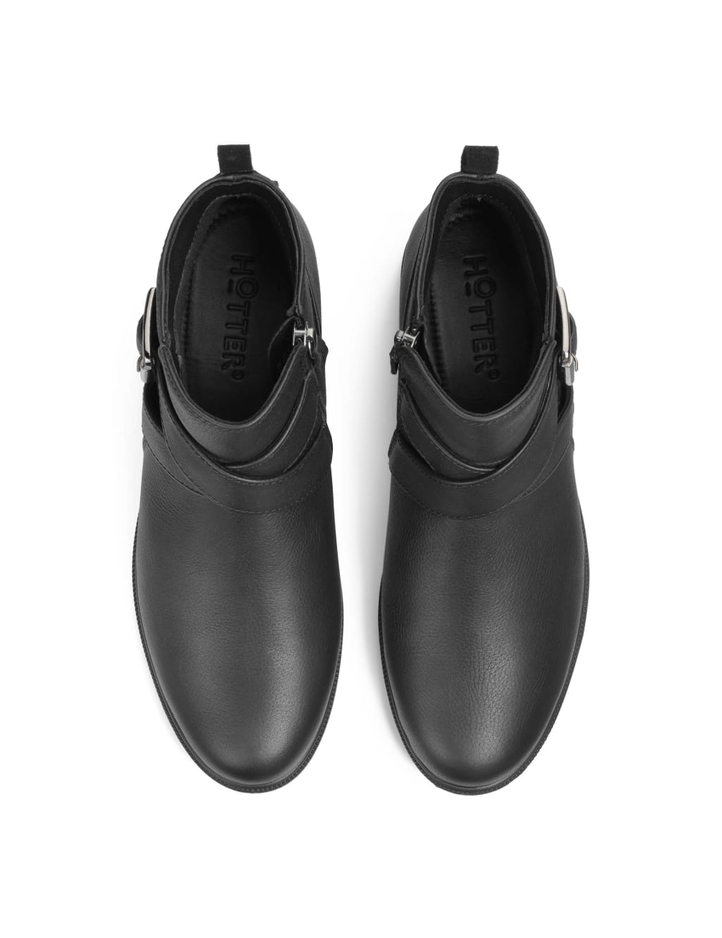 Kingsley Leather Buckle Ankle Boots 3 of 4