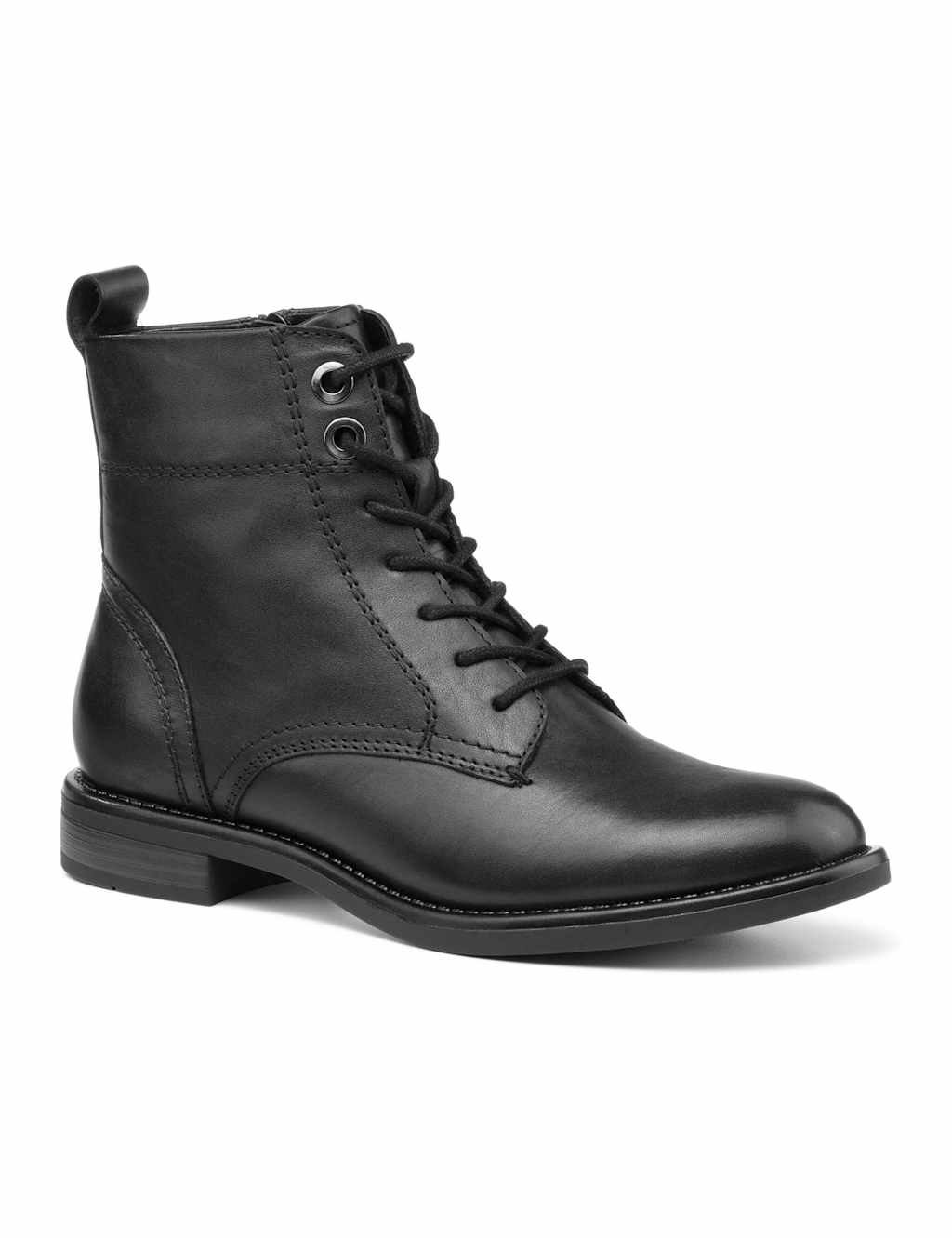Surrey Leather Block Heel Ankle Boots 2 of 4