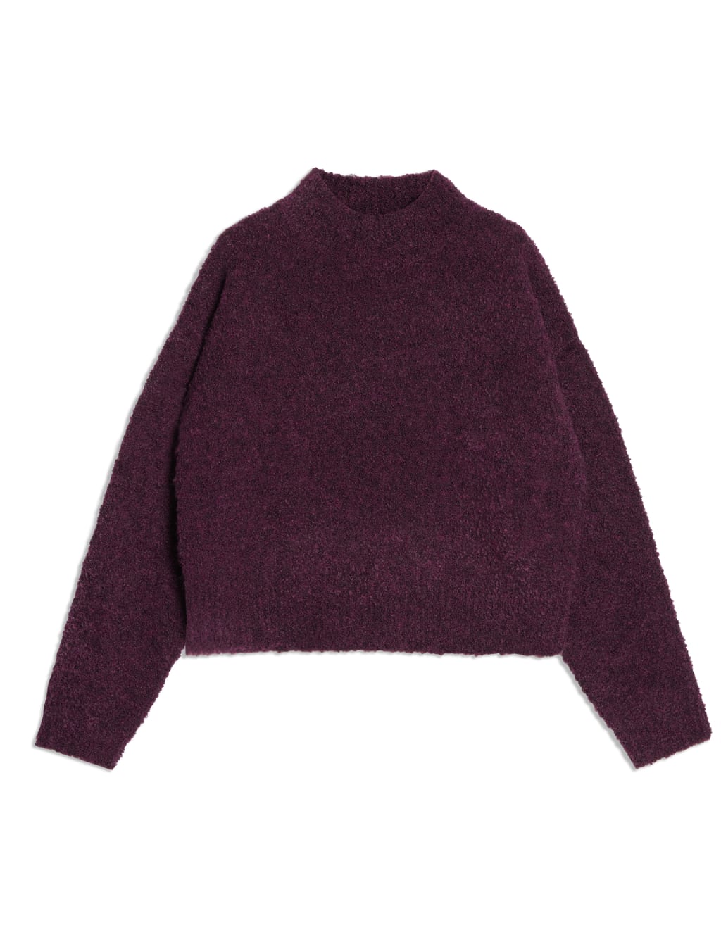 Bouclé Crew Neck Jumper with Wool 2 of 5
