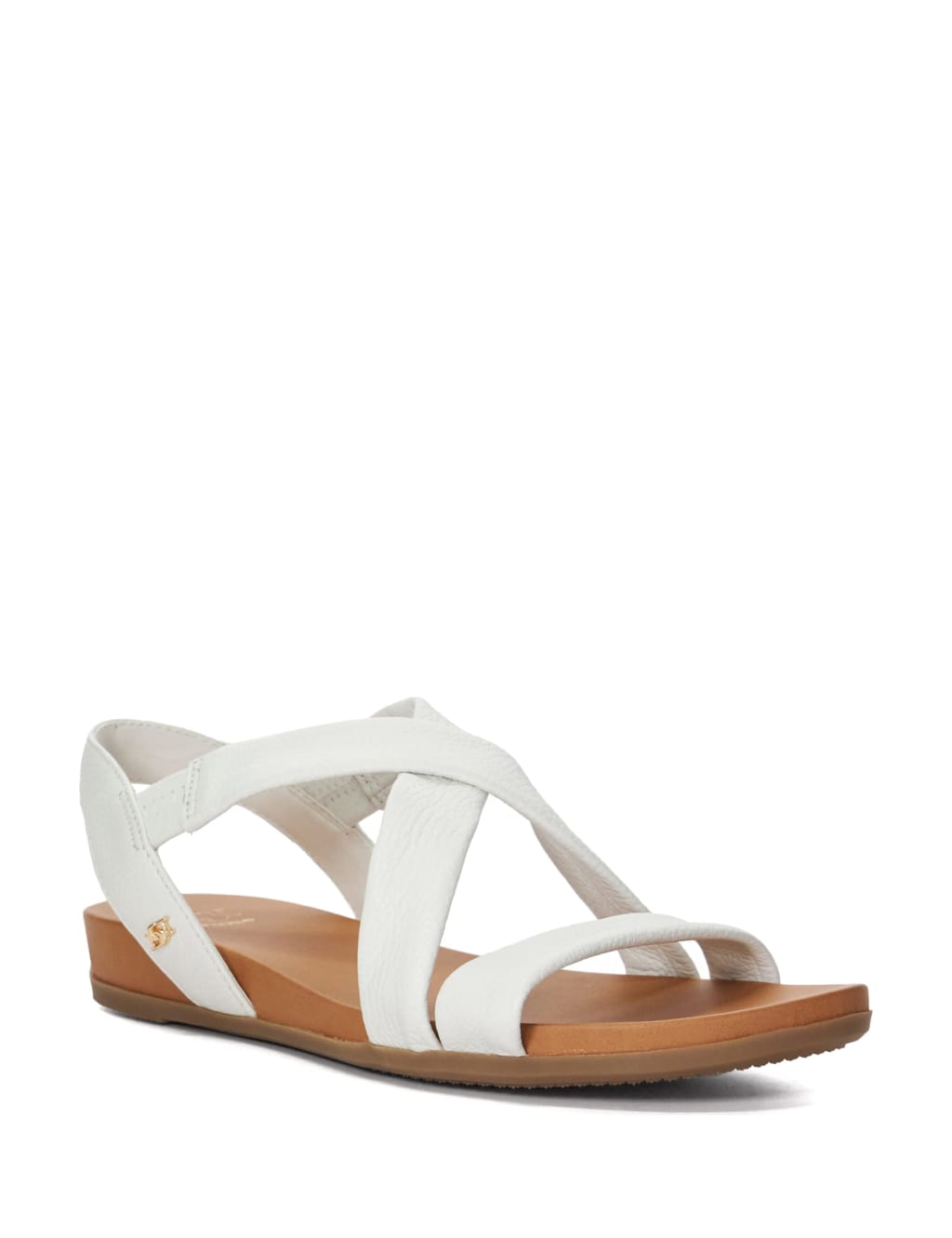 Leather Flat Sandals 2 of 5