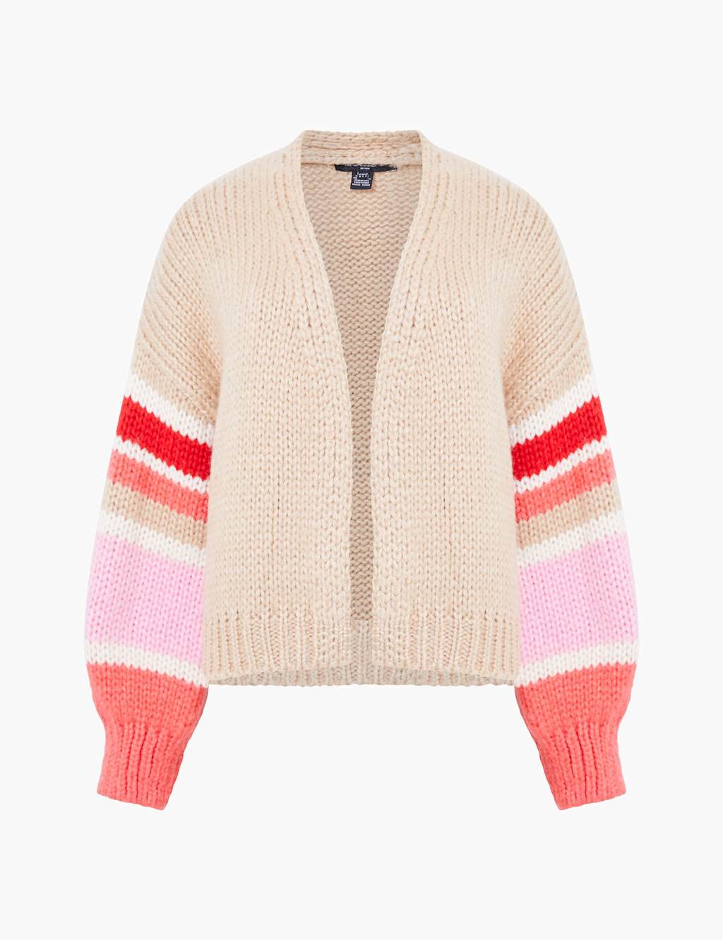 Colour Block Edge to Edge Cardigan 2 of 3