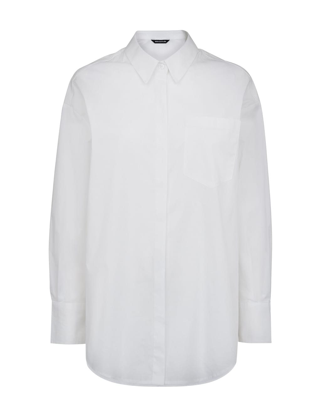 Pure Cotton Collared Oversized Shirt 2 of 4