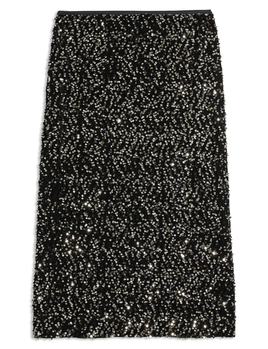 Velvet Sequin Maxi Pencil Skirt 2 of 7