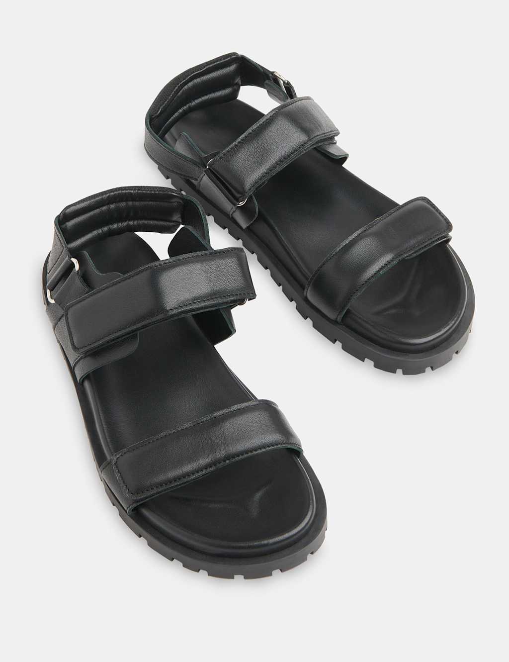 Leather Riptape Sandals 3 of 5