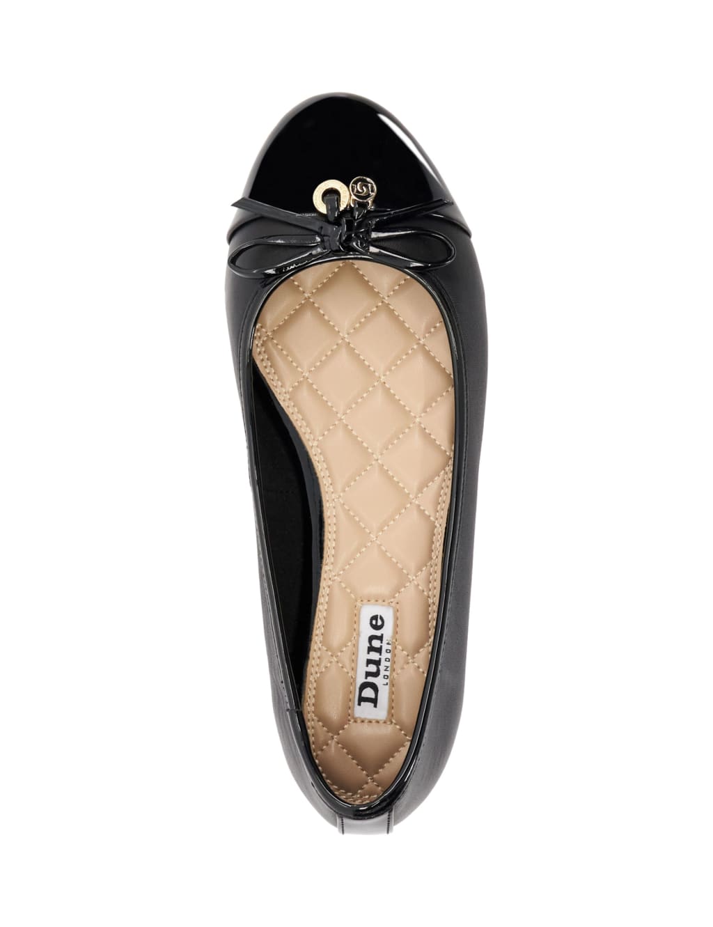 Leather Slip On Flat Ballet Pumps Dune London M S