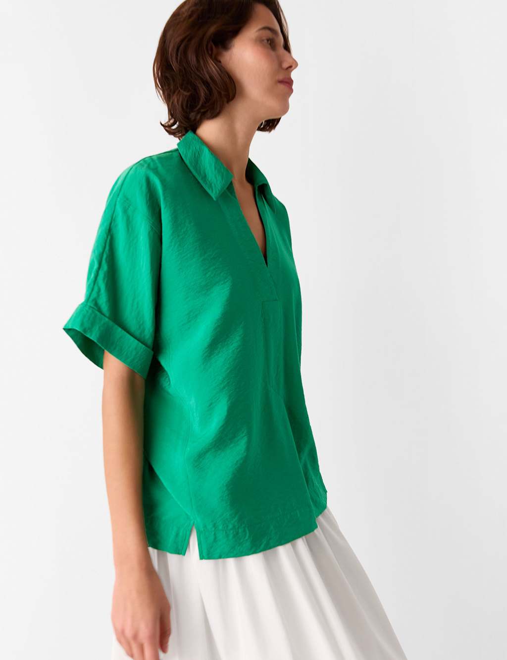 Collared V-Neck Shirt 3 of 4